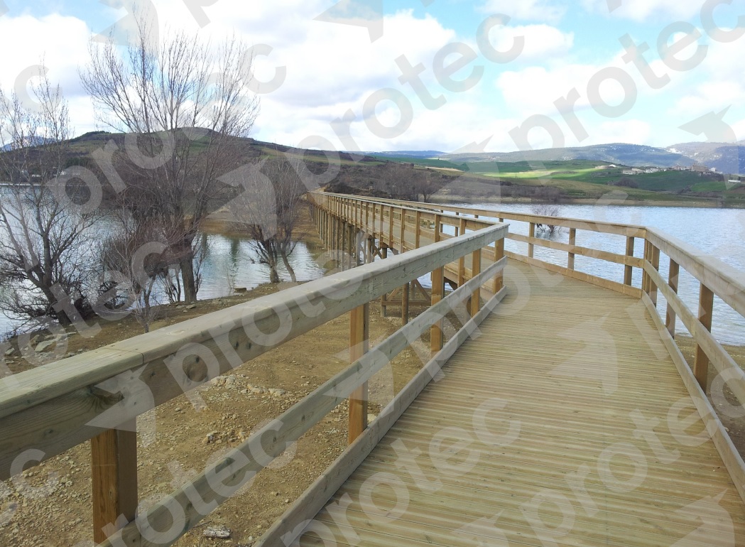 Lee más sobre el artículo Pasarela en Embalse de Alloz
